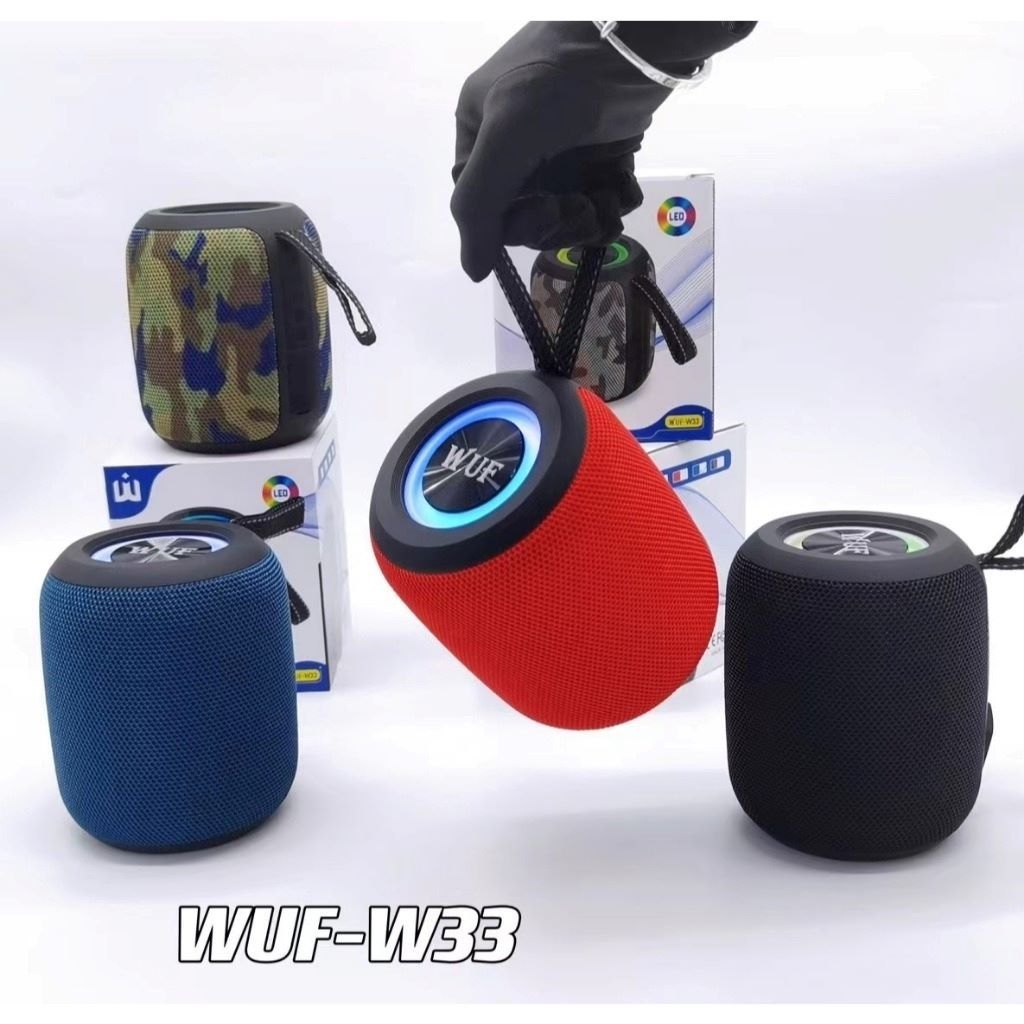 WUF-W33 Portable LED Wireless Bluetooth Speaker