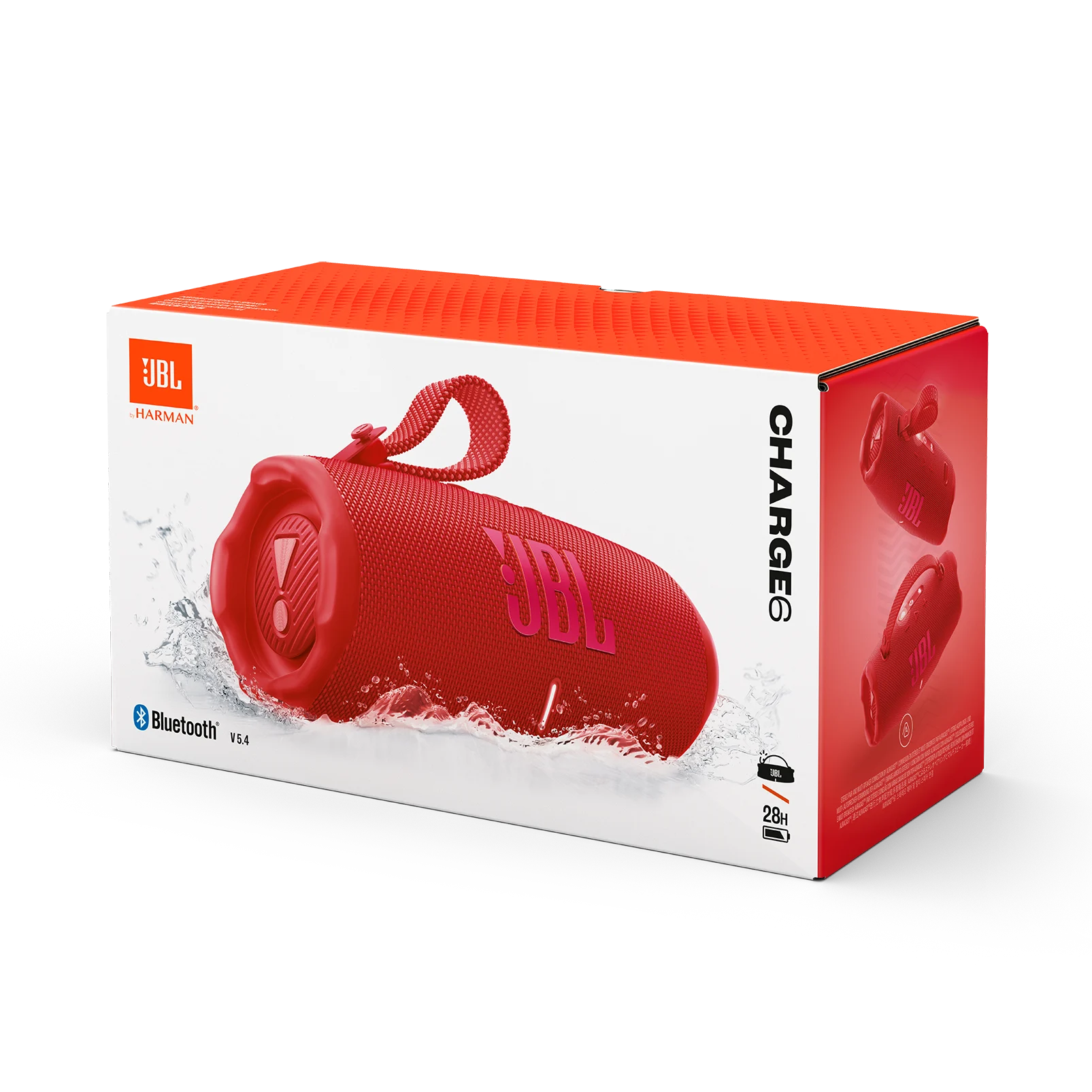 JBL_Charge_6_SKU_Box_Image_Funky_Red JBL Charge 6 - Image 1