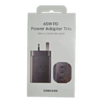 SamsungPD65WTrioPowerAdapterWithUsbTypeCx2PortsUsbAPortFastCharges