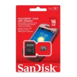 SanDisk 16GB MicroSD + Adapter