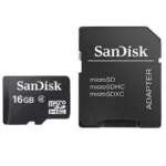 SanDisk 16GB MicroSD + Adapter - Image 2
