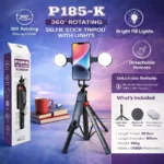 1850 premium p185 k 360 rotating selfie stick tripod with original imahjmhgqxztvzab