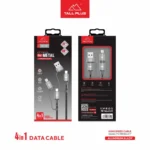 Tallplus C-12 120W 4-in-1 Aluminum Alloy Fast Charging Cable