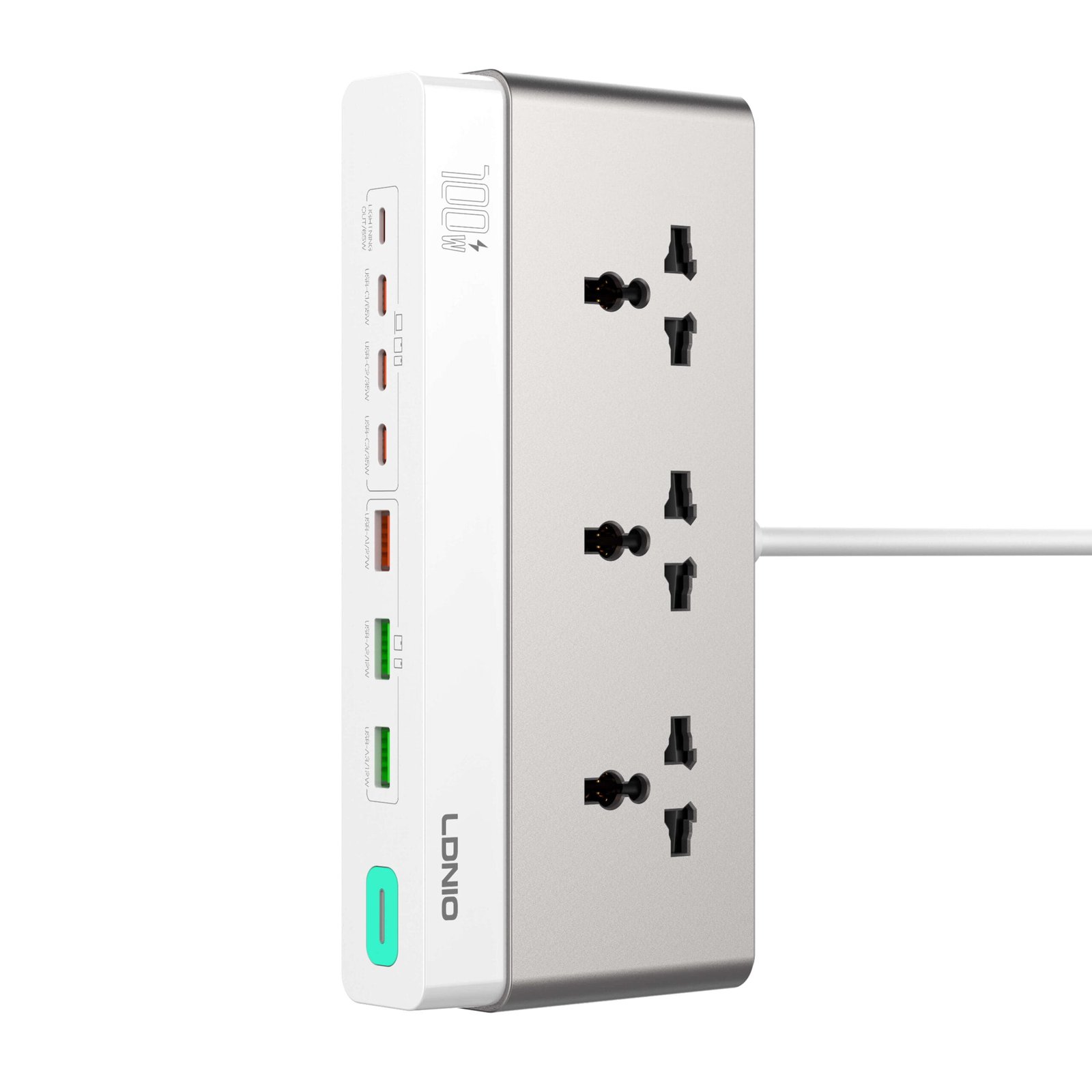 69b9133a22416 LDNIO SC3 10-in-1 100W GaN Desktop Power Strip & Charging Hub - Image 1