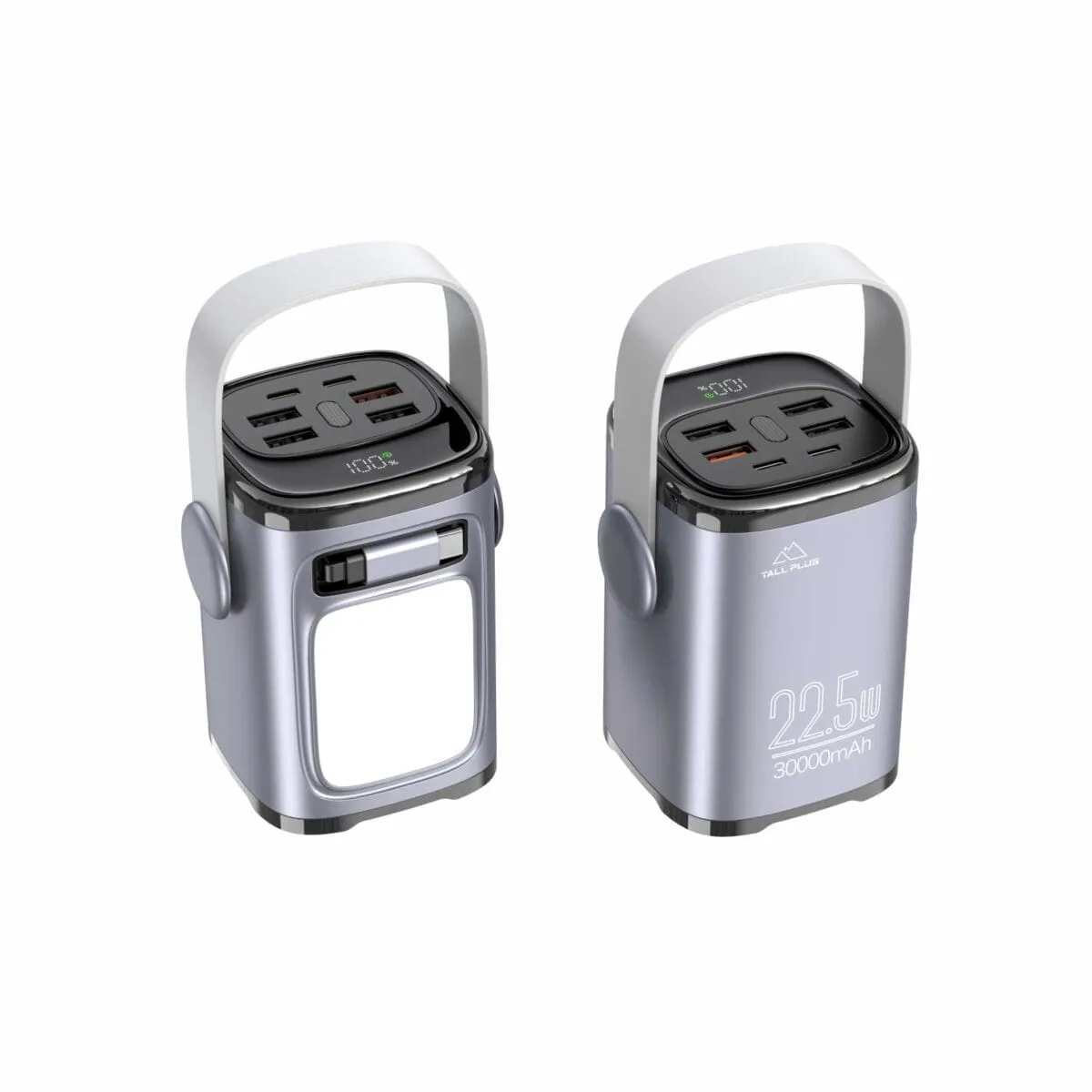 Tallplus WP11 30000mAh 22.5W Power Bank with Built-in Cable & LED Light - Image 3