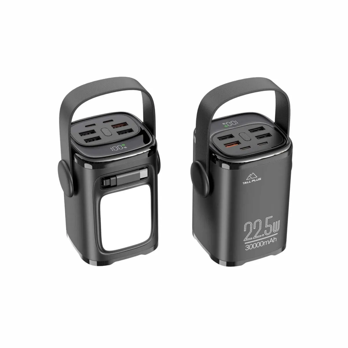 Tallplus WP11 30000mAh 22.5W Power Bank with Built-in Cable & LED Light - Image 4