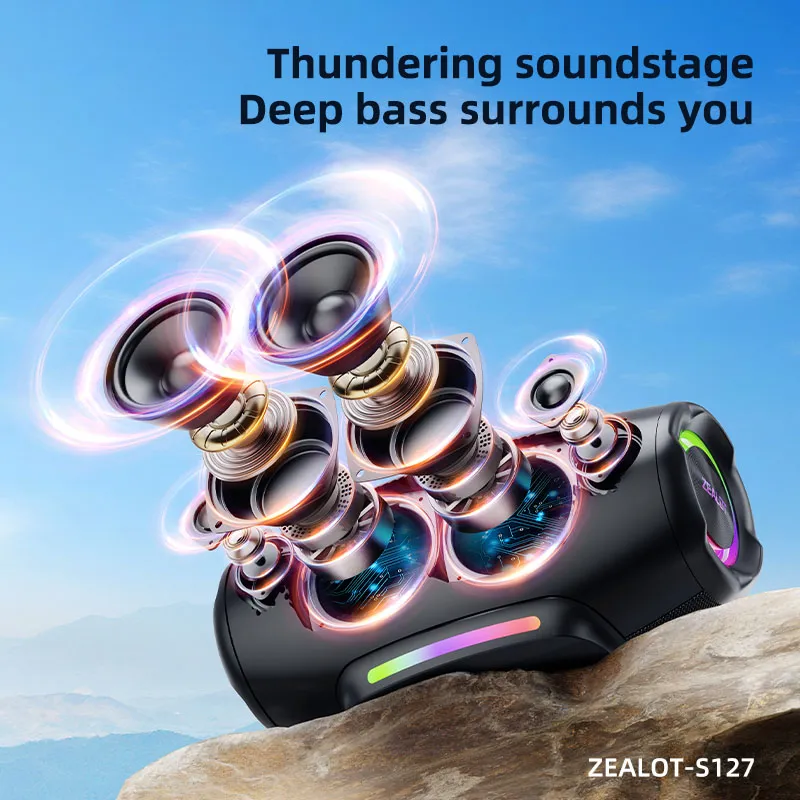 Zealot S127 100W Portable Outdoor Bluetooth Speaker - Image 3