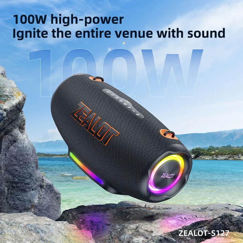 Zealot S127 100W Portable Outdoor Bluetooth Speaker - Image 4