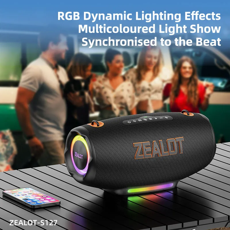 Zealot S127 100W Portable Outdoor Bluetooth Speaker - Image 8